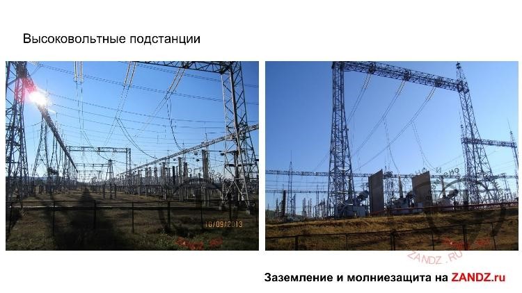 High-voltage substations